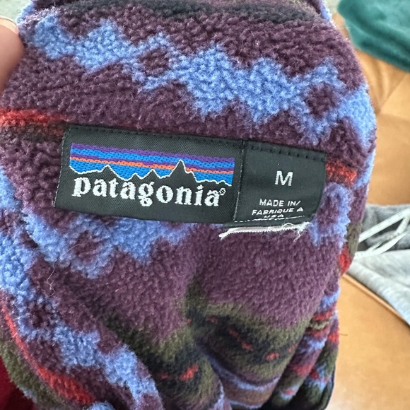 Patagonia Vintage ‘94 Synchilla Aztec Print Fleece 1/4 Zip Pullover Sz: Med - Picture 4 of 7